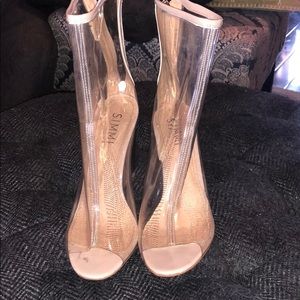 Simmi London Perspex Boots